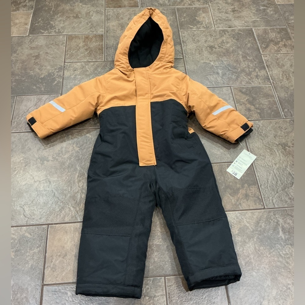 🥵 Kids Two-Tone Hooded Snowsuit
